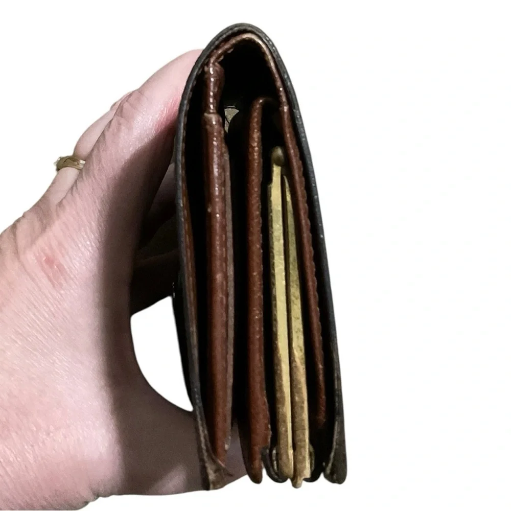 Louis Vuitton Textured Brown Monogram Wallet